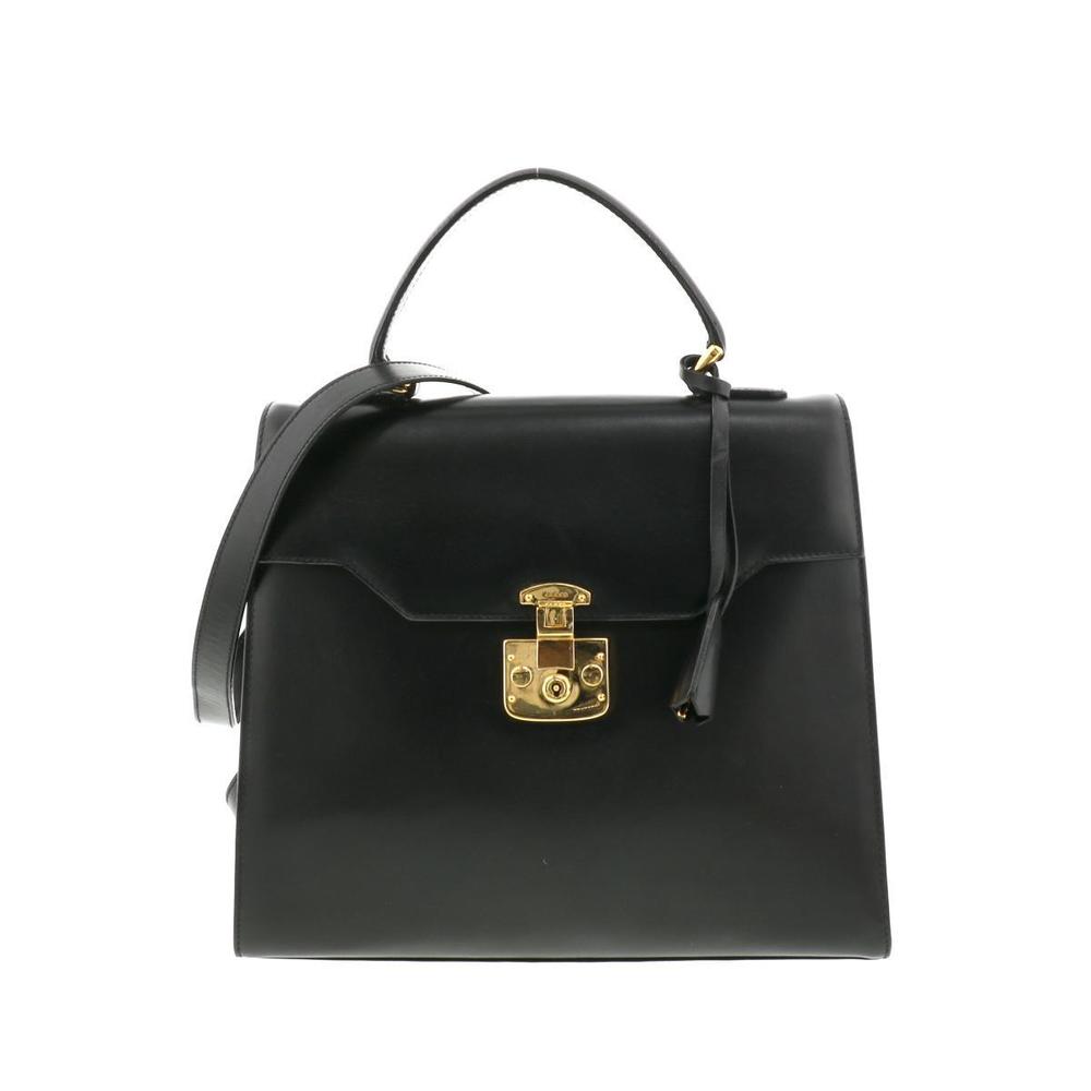Gucci Lady Lock 2way Bag Black